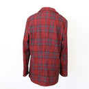 Foschini Red Plaid Textured Blazer – Checked Smart Casual Jacket | Size 8 | Pre-Loved-2