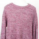 Cotton On Maroon & White Cropped Jersey – Cosy Knit Jumper | Size M | Pre-Loved-4