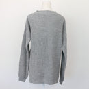 Boohoo Grey V-Neck Jersey – Cosy Knit Jumper for Layering | Size M | Pre-Loved-5