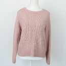 Pink Thick Knitted Jersey – Cosy Chunky Knit Jumper | Size 8 | Pre-Loved-1