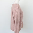 Pink Thick Knitted Jersey – Cosy Chunky Knit Jumper | Size 8 | Pre-Loved-3