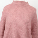 REAL pink knitted super soft jersey - S-5