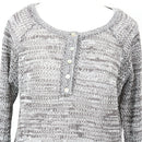 Black & White Half-Button Jersey, Size XL-4