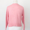 Mango Pink Wool-Blend V-Neck Jersey, Size S-2