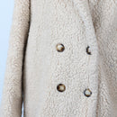 Rainbow Rain Beige Teddy Bear Jacket, Size L-3