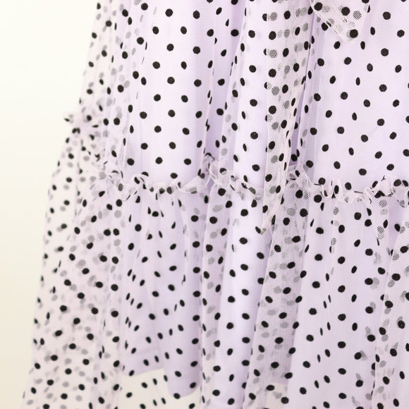 Kelso Lilac Polka-Dot Tulle Dress, Size 8