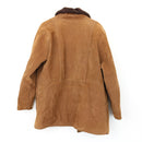 Vintage Brown Softshell Double-Breasted Jacket, Size L-3