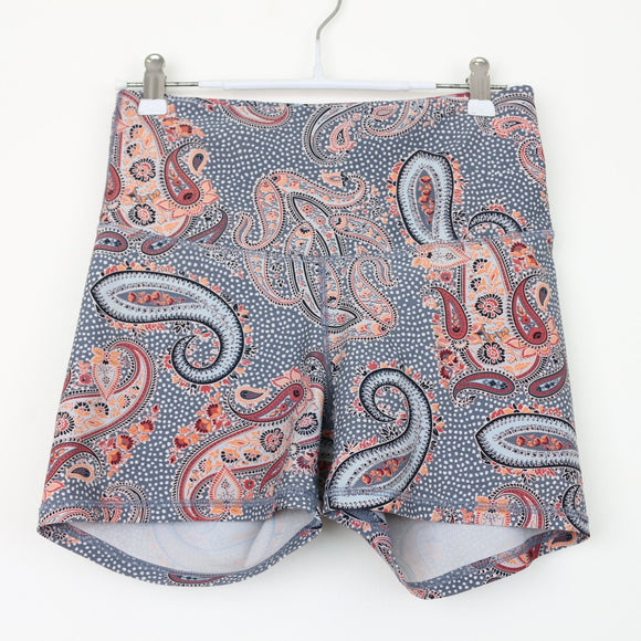 Patterned Sports Shorts, Size XS