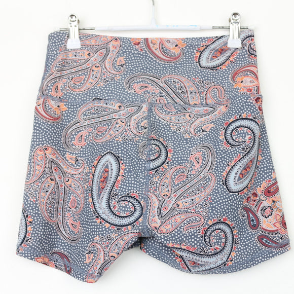 Patterned Sports Shorts, Size XS