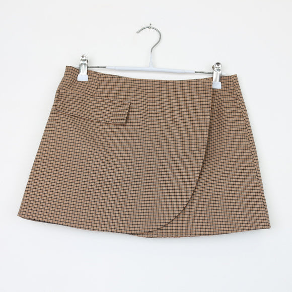 Cotton On Plaid Mini Skirt, Size 6