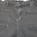 RE: Black High-Rise Shorts with Square Pockets, Size 14-2