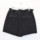 RE: Black High-Rise Shorts with Square Pockets, Size 14-3