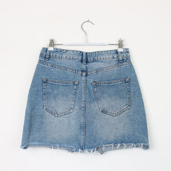 Factorie Denim Mini Skirt, Size 8