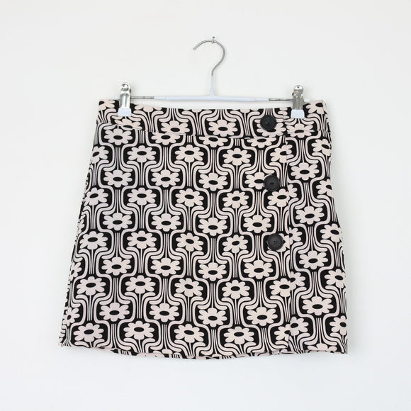 70s-Style Mini Skirt, Size S