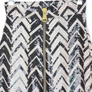 Gold & Black Beaded Pencil Skirt, Size XS-3