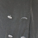 Velvet Bodycon Button-Down Dress, Size M-3