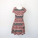 H&M Printed Mini Dress, Size 36-1