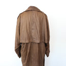Genuine Leather Super-Soft Maxi Coat, Size M-4