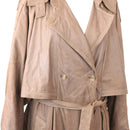 Genuine Leather Super-Soft Maxi Coat, Size M-5
