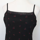 Factorie Black & Floral Bodycon Dress, Size M-2