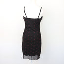 Factorie Black & Floral Bodycon Dress, Size M-5