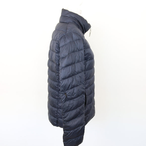 Navy Blue Puffer Jacket, Size M