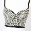 Sissy Boy Bedazzled Bralette, Size S-2