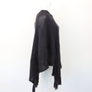 Foschini Black Knitted Poncho-3