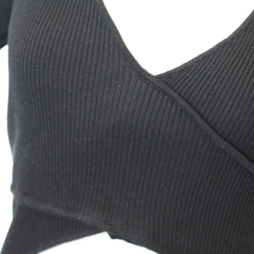 Forever New Black-and-White Plaid Corset-Style Blouse, Size 10 - 0