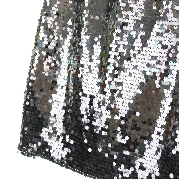 Queenspark Glamour Sparkly Black Skirt, Size S