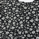 Black-and-White Floral Dress, Size 4–5-2