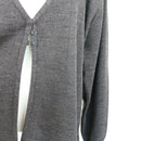 Dark Grey Button-Up Cardigan, Size 4XL-2