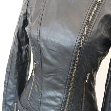 Faux Leather Jacket | Size 30 - 0