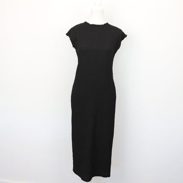Textured Black Bodycon Dress, Size XS