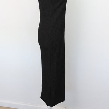 Textured Black Bodycon Dress, Size XS - 0