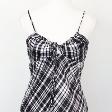 Mr Price Plaid Fitted Strappy Dress, Size S - 0