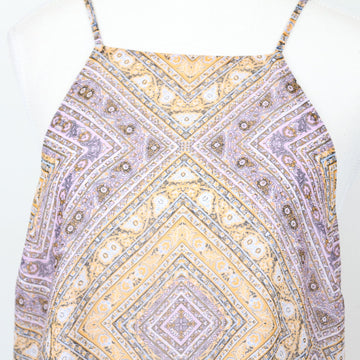 Cotton On Halter-Neck Chiffon Boho-Print Dress, Size S - 0