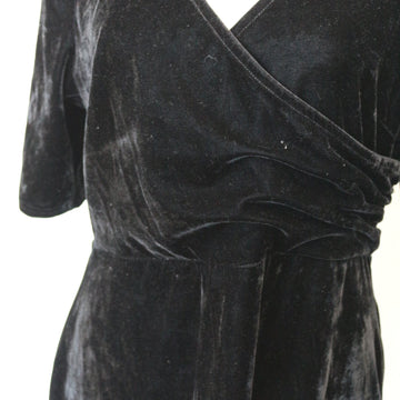 Mr Price Velvet Wrap Dress, Size 40 - 0