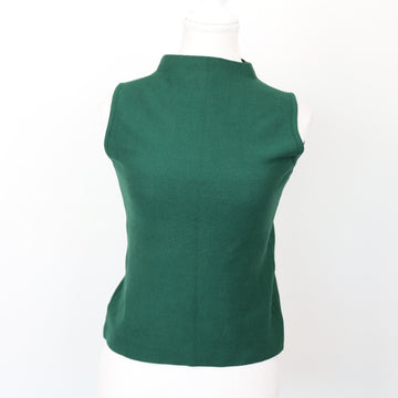 Bottle Green Knitted Blouse, Size S