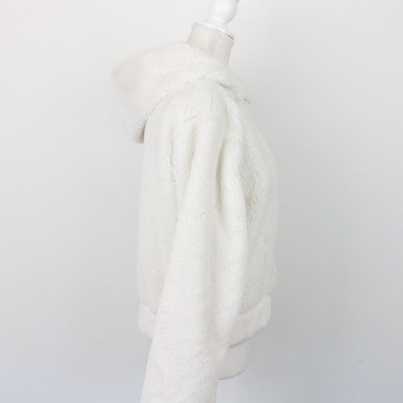 Mr Price Cream Fluffy Jacket, Size M