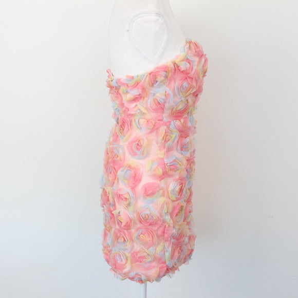 Rosey Strapless Mini Dress, Size XS