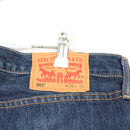 Levi's Dark Blue Straight-Leg Jeans, Size 36-3