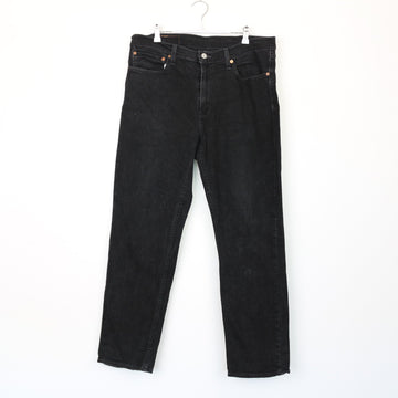Levi's Black Straight-Leg Jeans, Size 36