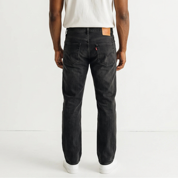 Levi's Black Straight-Leg Jeans, Size 36