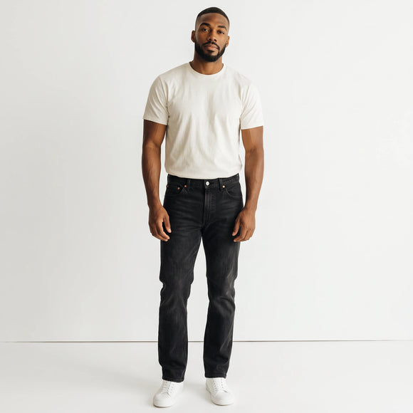 Levi's Black Straight-Leg Jeans, Size 36