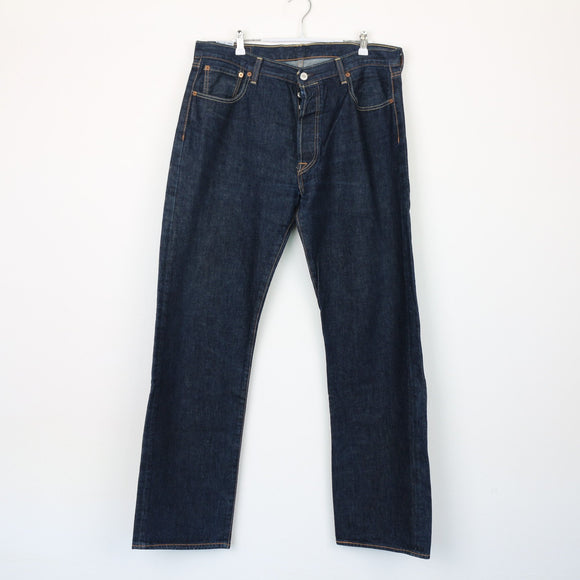 Levi's Dark Blue Straight-Leg Jeans, Size 36