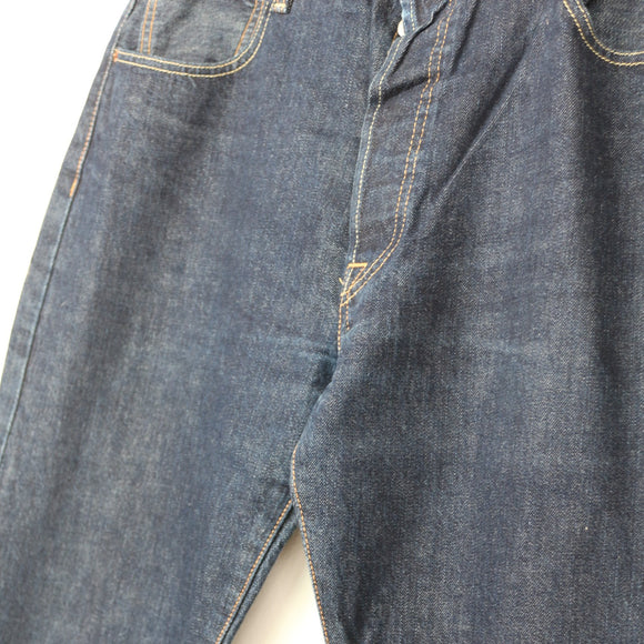 Levi's Dark Blue Straight-Leg Jeans, Size 36