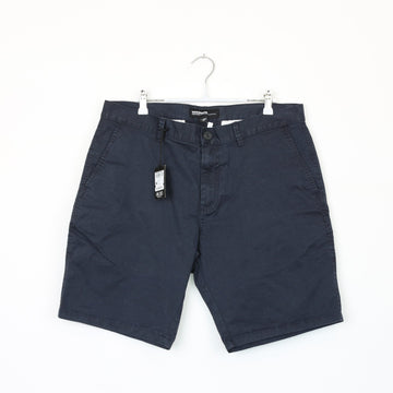 Woolworths Navy Blue Chino Shorts, Size 34