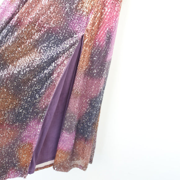 Fashion Nova Sparkly Mermaid Maxi Dress, Size XS