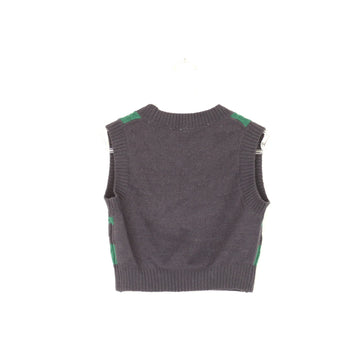H&M Green and Navy Sleeveless Jersey, Size XS - 0